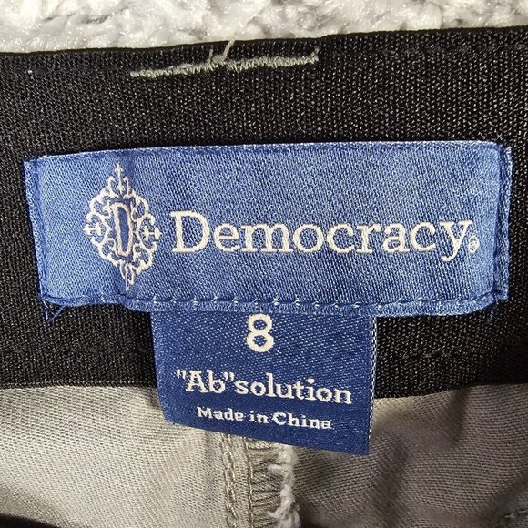 Democracy‎ Jeans Womens 8 Green Camo Skinny Ab Technology Stretch Ankle Pants - Picture 4 of 13